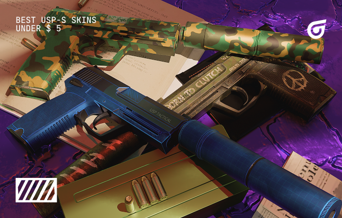 Best USP-S skins under $5 in CS2 (CS:GO), including Blueprint, Flashback and Overgrowth with tactical and camouflage designs