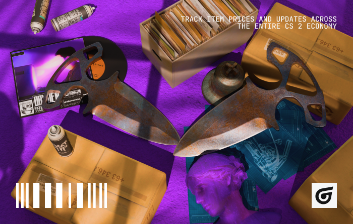 Shadow Daggers | Rust Coat with a worn, oxidized finish, one of the most popular cheap knives in (CS:GO) CS2