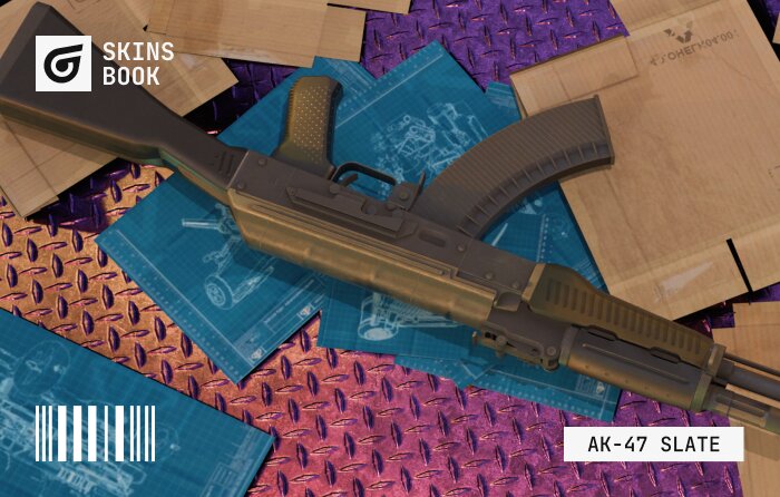 Best budget AK 47 skin AK-47 | Slate in CS2 (CS:GO), Restricted rarity from The Snakebite Collection (released May 3, 2021), priced $4.00–$16.00, featuring a clean all-black, patternless design known as the ultimate sticker canvas; popular for sticker bombing with holographic or gold stickers that stand out on its deep black finish, with unique wear mechanics that only change shade instead of scratching so even Battle-Scarred versions look tidy, though without stickers it can appear plain like a default spray-painted rifle; flavor text: “Call a doctor, they're gonna need one.”