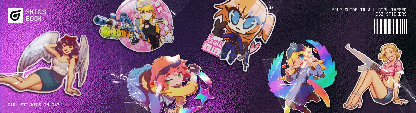 Girl Stickers in CS2