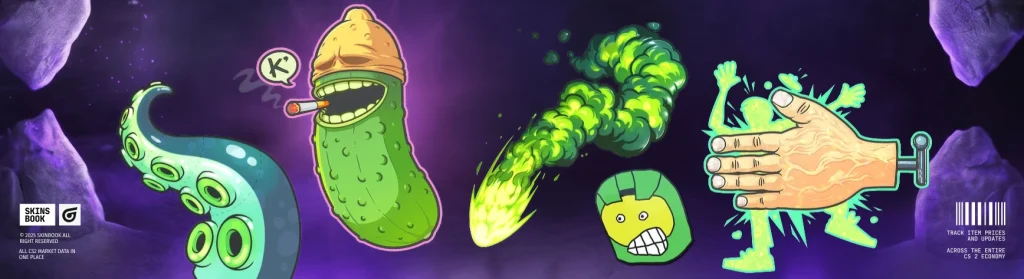 green stickers cs2​