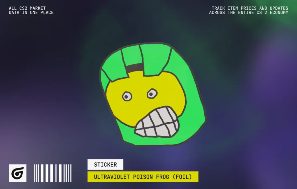 Mister Chief by Valve, a grinning green supersoldier from the Halo crossover for fans of nostalgic green CS2 stickers. Released November 26, 2019, this High Grade paper sticker from the Halo Capsule has no tournament affiliation and costs $0.56–$0.84. Suggested skin combinations include AK-47 Emerald Pinstripe, M4A4 Jungle Tiger, and AWP Pit Viper.