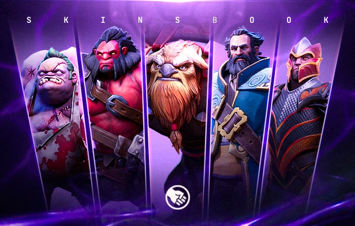 Dota 2 characters from the Strength roster, including Axe, Pudge, Bristleback, Centaur Warrunner, and Largo, with roles spanning initiation, tanking, and ally support.